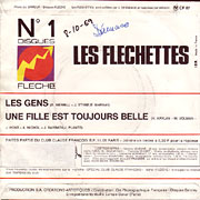 LES FLECHETTES / Les Gens / Une Fille Est Toujours Belle